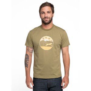 Fetch The Sun Men's Running Shirt | Avocado NWT Dog Dad Tee, Organic Cotton